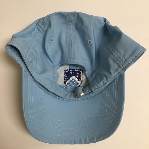 Smathers & Branson Needlepoint Light Blue Baseball Hat Cap Adjusts Polyester NC? - Picture 4 of 12